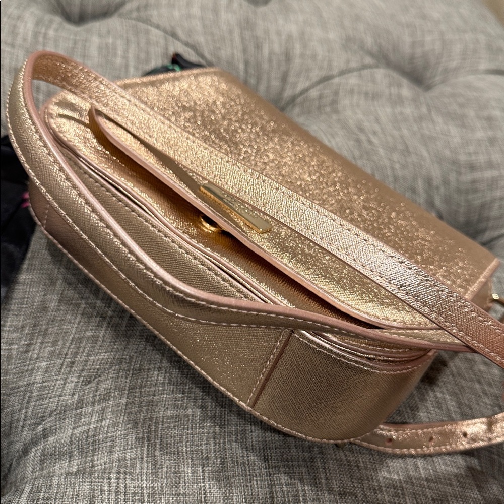 Kate Spade Bag Laurel Way Rose Gold Crossbody - Picture 16 of 17